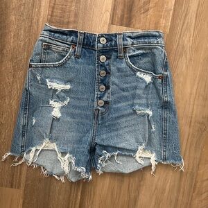 Abercrombie and fitch shorts-ultra high rise mom short size 24 curve love